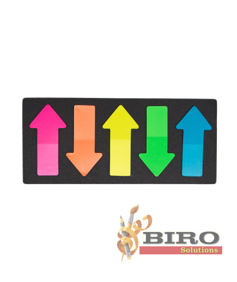 Index-uri din plastic Big arrow, 45x12mm, 5 buc. x 20 foi